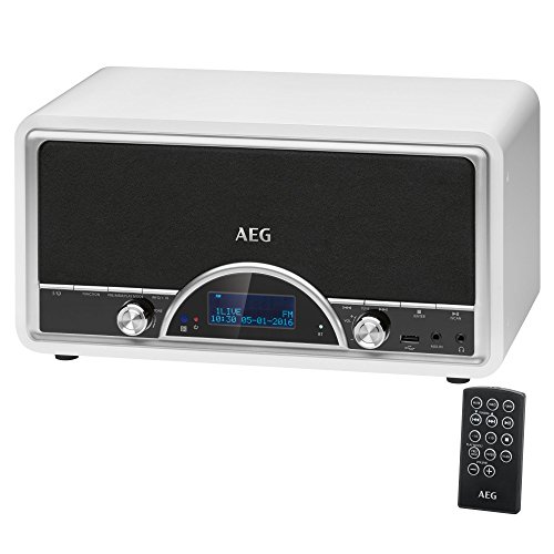 AEG NDR 4378 Retro de Radio Digital con Bluetooth y Dab + AUX-IN Puerto USB Conector de Auriculares