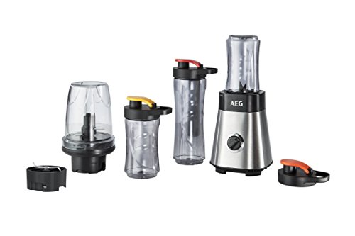 AEG SB2900 Batidora Vaso Con Accesorios Good To Go, Apta para Lavavajilla, 400 W, Gris AEG SB2900 Batidora Vaso Con Accesorios Good To Go, Apta para Lavavajilla, 400 W, Gris