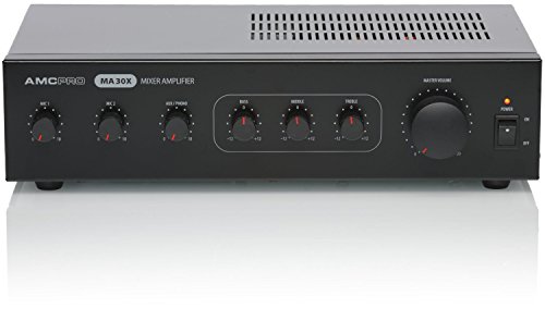 AMC MA 30 X - sistema de audio completo, 100V, Negro