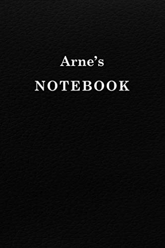 Arne's Notebook University Graduation gift: Lined Notebook / Journal Gift, 120 Pages, 6x9, Soft Cover, Matte Finish
