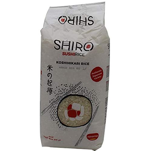 Arroz Sushi Shiro Premium · Paquete de 1 Kg · Autentica variedad Japonesa Koshihikari 100 % · Ideal Arroz para Sushi