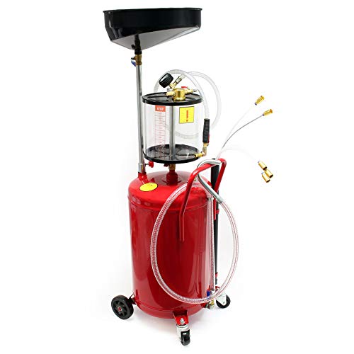 Aspirador neumático de aceite 80 litros Extractor móvil para cambio de aceite Taller mecánico Garaje Aspirador neumático de aceite 80 litros Extractor móvil para cambio de aceite Taller mecánico Garaje