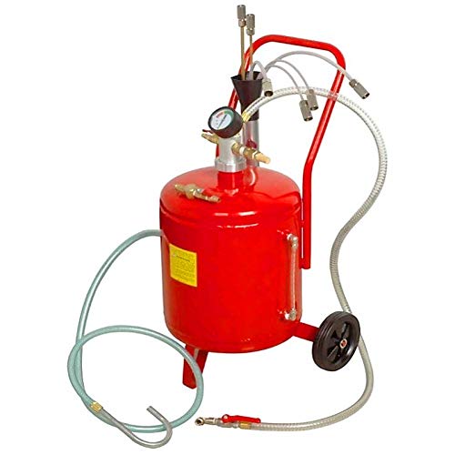 Aspiradora y extractora de aceite 24 litros neumatica para cambios de aceite de coche, camion, tractor, etc