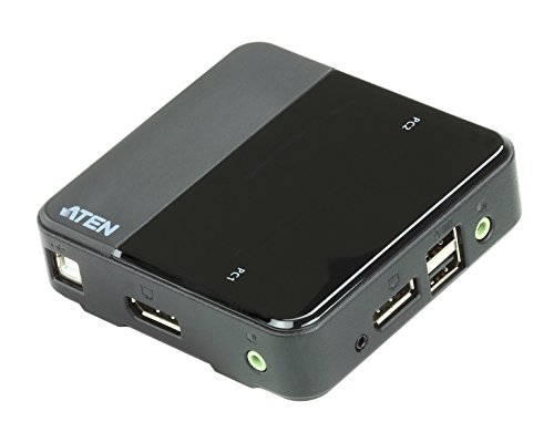 ATEN Desktop KVM 2-Port USB 4K DISPLAYPORT 1.2 KVM Switch (K CONMUTADOR KVM, DISPLAYPORT, USB DE 2 Puertos, Compatible con 4K UHD