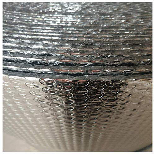 Autoadhesivo Reflector De Calor Aislamiento Rollo Aislante Térmico De Aluminio Rollo Aislante Termico Para Reflector De Calor,áticos Impermeables, Ventanas, Garajes,Conductos Y M(Color:4mm,Size:1x20m)