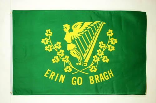 AZ FLAG Bandera de Irlanda Erin GO Bragh 150x90cm - Bandera Irlandesa 90 x 150 cm