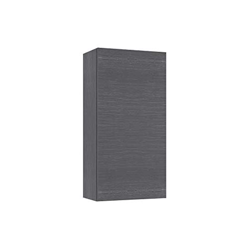 Baikal 280034009 Armario Auxiliar de Baño Suspendido Multiusos, de una Puerta y un Estante Interior, Ideal para aseos o baños pequeños, Melamina, Roble Gris Ceniza Baikal 280034009 Armario Auxiliar de Baño Suspendido Multiusos, de una Puerta y un Estante Interior, Ideal para aseos o baños pequeños, Melamina, Roble Gris Ceniza