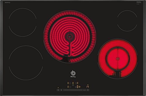 Balay, 3EB785LQ - Placa Vitrocerámica, 80 cm, 190,4 Wh/kg, 5 Zonas + Zona 28cm, Control Táctil de fácil uso con 17 niveles de cocción, Color Negro, Programación de tiempo de cocción Balay, 3EB785LQ - Placa Vitrocerámica, 80 cm, 190,4 Wh/kg, 5 Zonas + Zona 28cm, Control Táctil de fácil uso con 17 niveles de cocción, Color Negro, Programación de tiempo de cocción