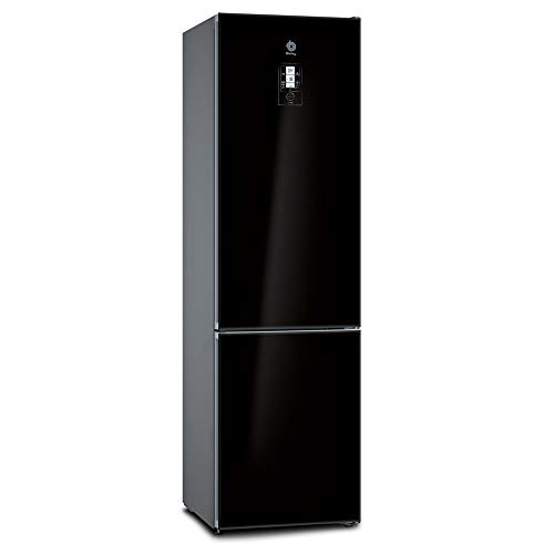 Balay, 3KFE768BI - Frigorífico combi No-Frost, Acabado en cristal, Altura 203 cm, 279 litros, Color Negro Balay, 3KFE768BI - Frigorífico combi No-Frost, Acabado en cristal, Altura 203 cm, 279 litros, Color Negro
