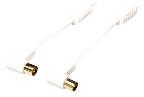 Bandridge BVL8402 - Cable de Antena Digital, 120 dB, 2 m, Blanco