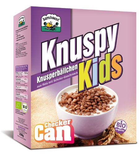 Barnhouse - Knuspy Kids - Cereales de arroz y cacao - 250 g