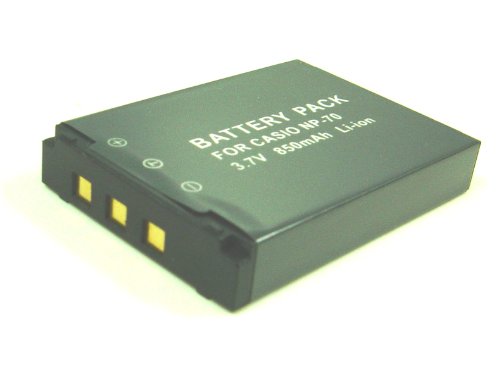 Batería de Litio Recargable Compatible para cámara/videocámara Digital para: CASIO NP 70, NP70