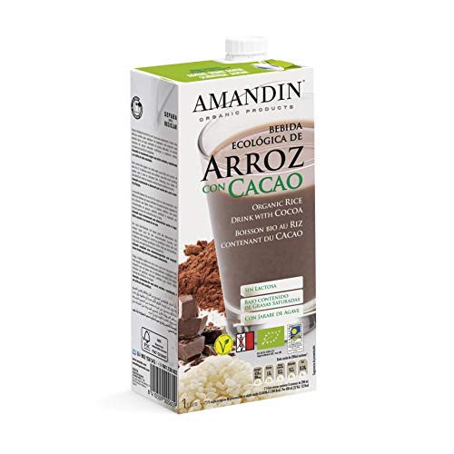 Bebida de Arroz con Cacao Amandin 1L