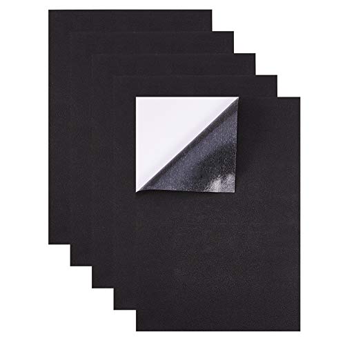 BENECREAT 10 PCS Hojas Adhesiva de EVA Espuma Hoja de A4 Cortable Almohadilla Adhesiva de Espesor 1mm Antideslizante para Muebles y Manualidad 21x30cm Negra BENECREAT 10 PCS Hojas Adhesiva de EVA Espuma Hoja de A4 Cortable Almohadilla Adhesiva de Espesor 1mm Antideslizante para Muebles y Manualidad 21x30cm Negra