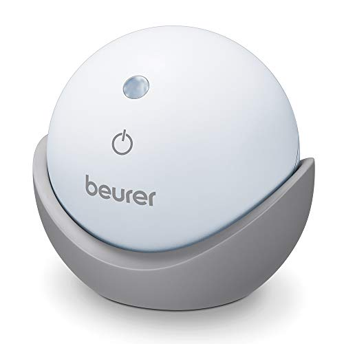 Beurer - Aparato Con Luz SL10 para Conciliar el Sueño, Proyección de Luz en el Techo, 2 Técnicas de Respiración Ajustables, Luz Roja o Luz Azul, Botón Táctil, Encendido o Apagado, Color Blanco Beurer - Aparato Con Luz SL10 para Conciliar el Sueño, Proyección de Luz en el Techo, 2 Técnicas de Respiración Ajustables, Luz Roja o Luz Azul, Botón Táctil, Encendido o Apagado, Color Blanco
