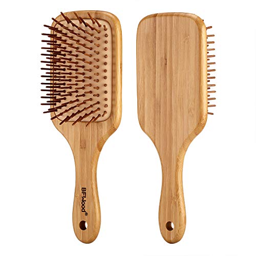 BFWood Grande Cepillo de Pelo bambú Masaje - Mango Grande BFWood Grande Cepillo de Pelo bambú Masaje - Mango Grande