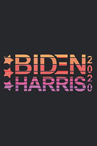Biden Harris Retro Text: To-do Notebook, 6x9 inches, 120 Pages