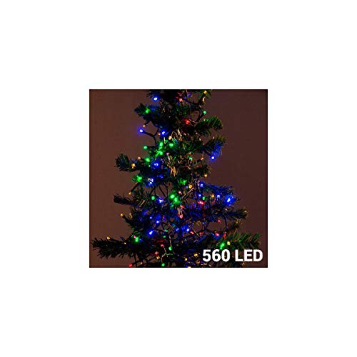 BigBuy Christmas Luces De Navidad Multicolor Christmas Planet (560 Led)