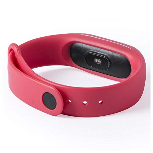 BigBuy Tech 145599 Pulsera de Actividad 0,42" LCD Bluetooth, Amarillo