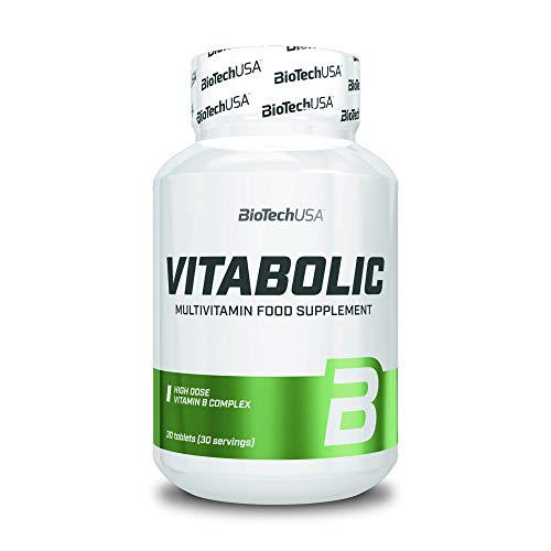 BioTechUSA Vitabolic Un suplemento dietético en forma de comprimidos que contiene vitaminas, minerales y antioxidantes para los deportistas,30 comprimidos