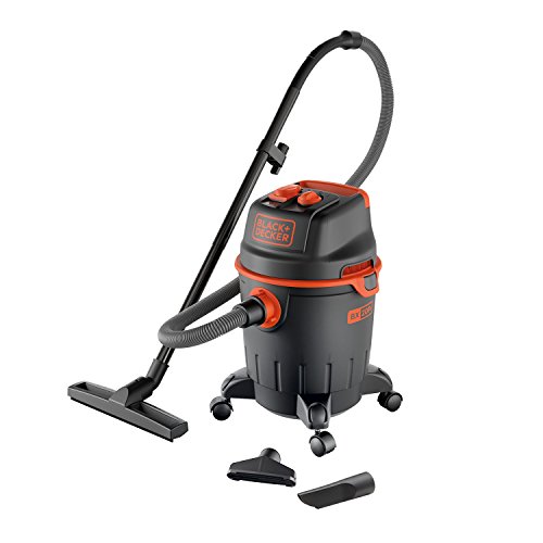 Black+Decker BXVC20PTE Aspirador multiuso de sólidos y líquidos (1200 W, 20 l) con toma para herramientas eléctricas integrada