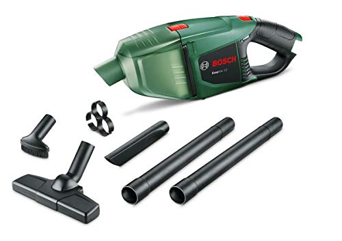 Bosch EasyVac 12 - Aspirador manual a batería, 12 V, 2,5 Ah, 3 boquillas Capacidad de colector de polvo 380 ml, Verde Bosch EasyVac 12 - Aspirador manual a batería, 12 V, 2,5 Ah, 3 boquillas Capacidad de colector de polvo 380 ml, Verde