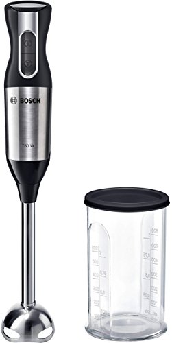 Bosch MSM6S10B Ergomixx Style Batidora de mano, 750 W, color negro y acero Bosch MSM6S10B Ergomixx Style Batidora de mano, 750 W, color negro y acero