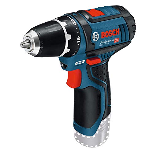 Bosch Professional 12V System GSR 12V-15 - Atornillador a batería (30 Nm, sin batería, en caja) Bosch Professional 12V System GSR 12V-15 - Atornillador a batería (30 Nm, sin batería, en caja)