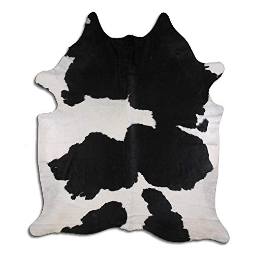 By Max Teppiche Lalee 2167 - Alfombra (piel de vaca, 225 x 200 cm), color blanco y negro By Max Teppiche Lalee 2167 - Alfombra (piel de vaca, 225 x 200 cm), color blanco y negro