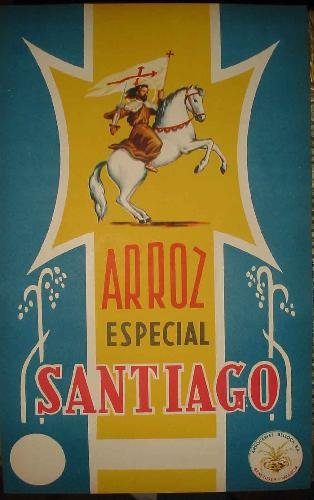 Cartel publicidad ARROZ ESPECIAL SANTIAGO