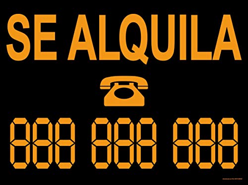 Cartel Resistente PVC - SE ALQUILA Personalizable - Señaletica de informacion -señal ideal para inmobliarias Cartel Resistente PVC - SE ALQUILA Personalizable - Señaletica de informacion -señal ideal para inmobliarias