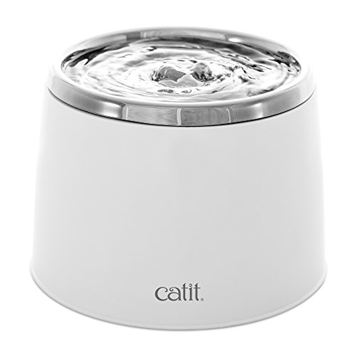 Catit Bebedero Tipo Fuente, Acero Inoxidable, 2 L Catit Bebedero Tipo Fuente, Acero Inoxidable, 2 L