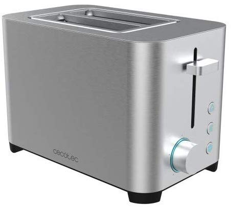 Cecotec Tostadora YummyToast Double - Doble Ranura Corta, Acabados en Acero Inoxidable,850 W de Potencia, 5 Niveles de potenia,Dos Funciones, Bandeja recogemigas (Doble Ranura Corta) Cecotec Tostadora YummyToast Double - Doble Ranura Corta, Acabados en Acero Inoxidable,850 W de Potencia, 5 Niveles de potenia,Dos Funciones, Bandeja recogemigas (Doble Ranura Corta)