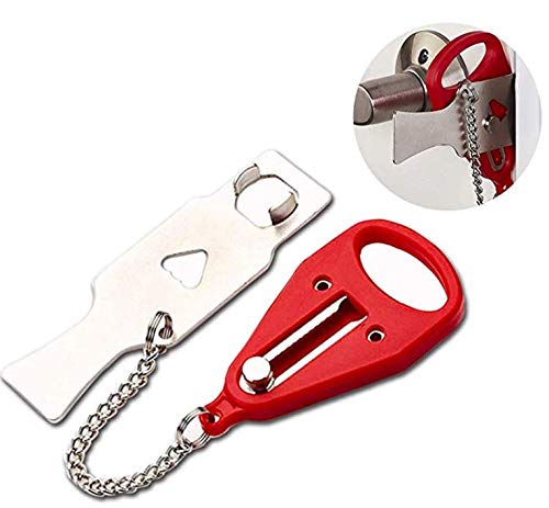 Cerradura de puerta portátil GuangTouL, dispositivo de seguridad adicional para seguridad y privacidad, perfecto para viajes, AirBNB, hotel, hogar, apartamento Cerradura de puerta portátil GuangTouL, dispositivo de seguridad adicional para seguridad y privacidad, perfecto para viajes, AirBNB, hotel, hogar, apartamento