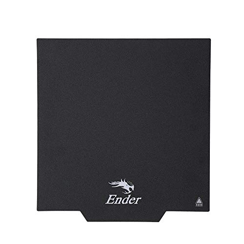 Creality 3D Ender-3 Compatibilidad magnética Placa de superficie Placas adhesivas Impresora 3D extraíble Cubierta de cama con calefacción 235*235mm para Ender-3/Ender-3S/Ender-3 pro/CR20 Impresora 3D