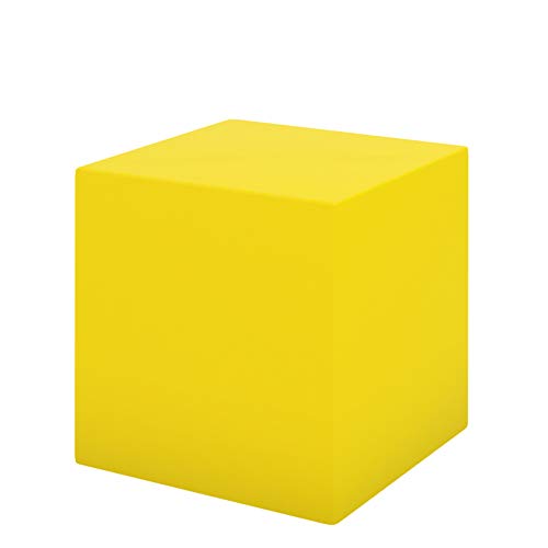 Cubo 43cm Asiento Mesa o Taburete Color Amarillo