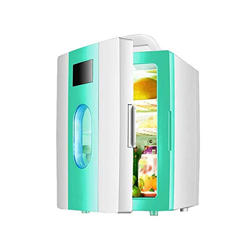DALIBAI Coche electrónica fría y refrigerador 10 litros Coche de Doble Uso Caliente Pequeño Dormitorio Principal refrigerada Mini Cosméticos Refrigerador Compacto y portátil