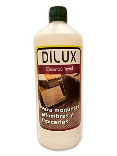 DILUX - Champú Textil para Limpieza de moquetas, alfombras y tapicerías 1 L