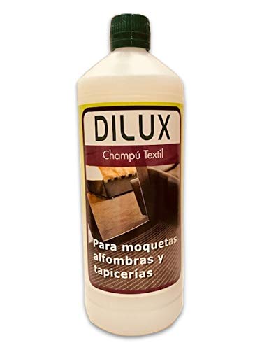 DILUX - Champú Textil para Limpieza de moquetas, alfombras y tapicerías 1 L DILUX - Champú Textil para Limpieza de moquetas, alfombras y tapicerías 1 L