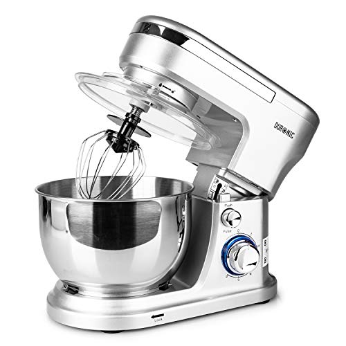Duronic SM104 Batidora amasadora eléctrica 1000W para repostería con 6 velocidades y función Pulse - Incluye Bol de Metal y 3 Varillas para batir Diferentes - Ideal para Hacer repostería Duronic SM104 Batidora amasadora eléctrica 1000W para repostería con 6 velocidades y función Pulse - Incluye Bol de Metal y 3 Varillas para batir Diferentes - Ideal para Hacer repostería