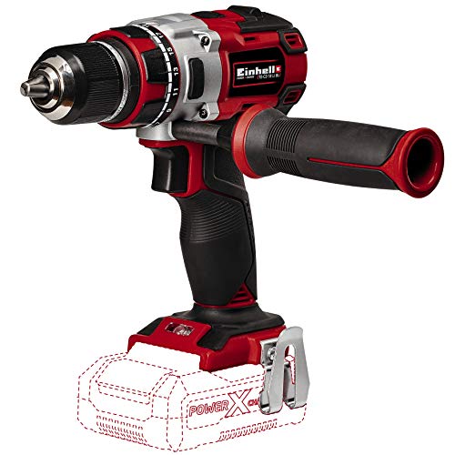 Einhell 4513850 CD 18 Li Brushless Solo Power X-Change-Taladro Atornillador inalámbrico (Iones de Litio, 18 V, 2 velocidades, 60 NM, luz LED, sin batería ni Cargador), 0 W, 0 V