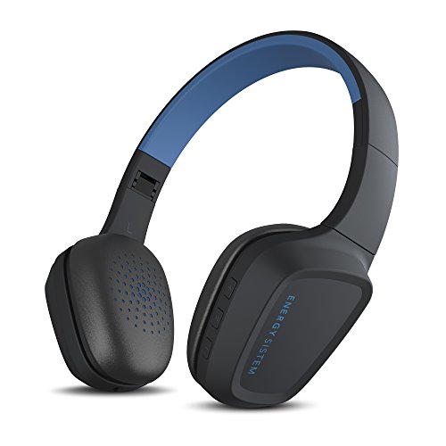 Energy Sistem Headphones 3 Bluetooth Blue (Auriculares inalambricos, Buetooth 4.1, Control de reproducción, Sistema de rotación, batería Recargable, Micrófono) - Azul