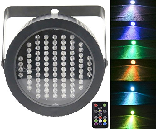 Etapa Luces Par 86 LED, Latta Alvor Luces estroboscópicas del partido de la luz estroboscópica de DMX512 RGB para discoteca Luces del con sonido activada y teledirigida