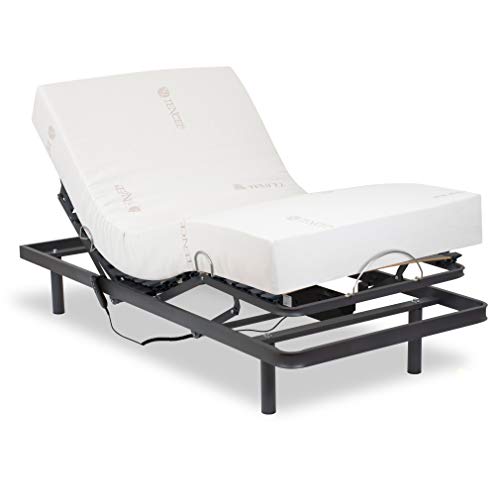 Ferlex - Pack Cama articulada eléctrica con colchón ortopédico visco Tencel (90x190, Mando por Cable) Ferlex - Pack Cama articulada eléctrica con colchón ortopédico visco Tencel (90x190, Mando por Cable)