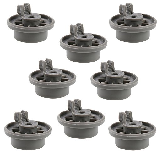 First4spares Set de 8 ruedecillas lavavajillas compatibles con Bosch, Neff y Siemens