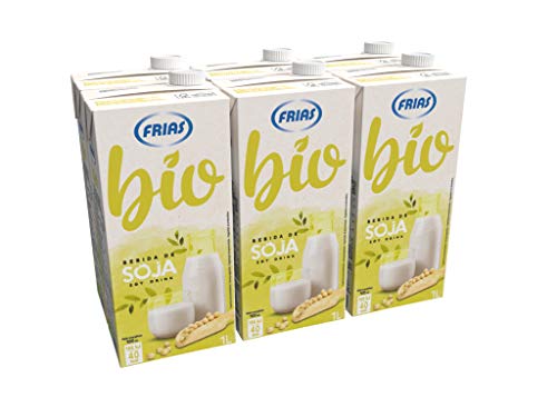 Frías - Bebida Bio de Soja natural caja con 6 litros