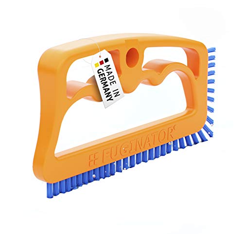 Fuginator - Cepillo para Juntas de Azulejos, Color Naranja y Azul - Innovador Cepillo de lechada para Limpieza de Juntas en el baño, Cocina y hogar - Elimina el Moho superficialmente