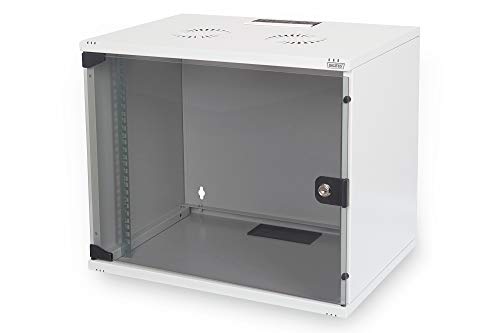 Gabinete profesionales para montaje en la pared de 7U de DIGITUS - gabinete mural robusto de la serie compacta de SOHO, desmontado Gabinete profesionales para montaje en la pared de 7U de DIGITUS - gabinete mural robusto de la serie compacta de SOHO, desmontado