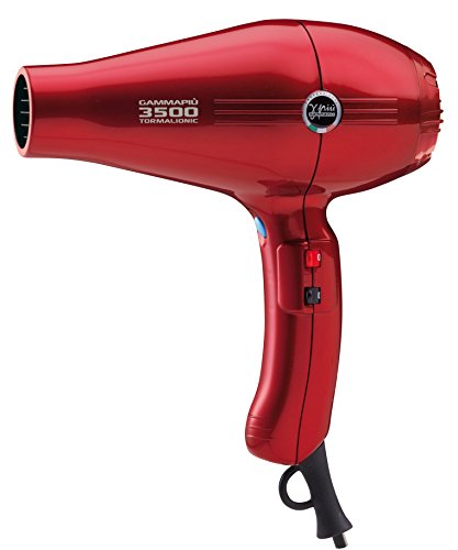 GAMMAPIU 3500 Power - Secador de pelo, color rojo