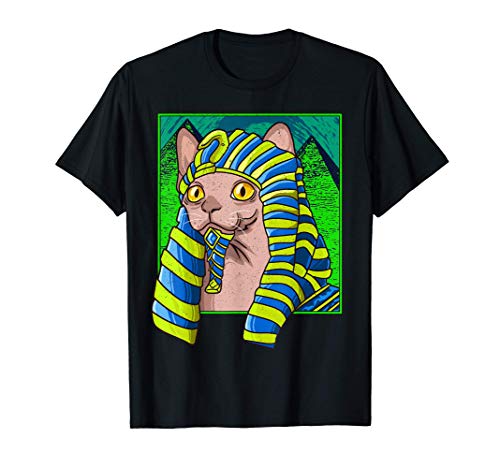 Gato de Egipto Gato Bastet Gato Felino Gato Esfinge Camiseta Gato de Egipto Gato Bastet Gato Felino Gato Esfinge Camiseta